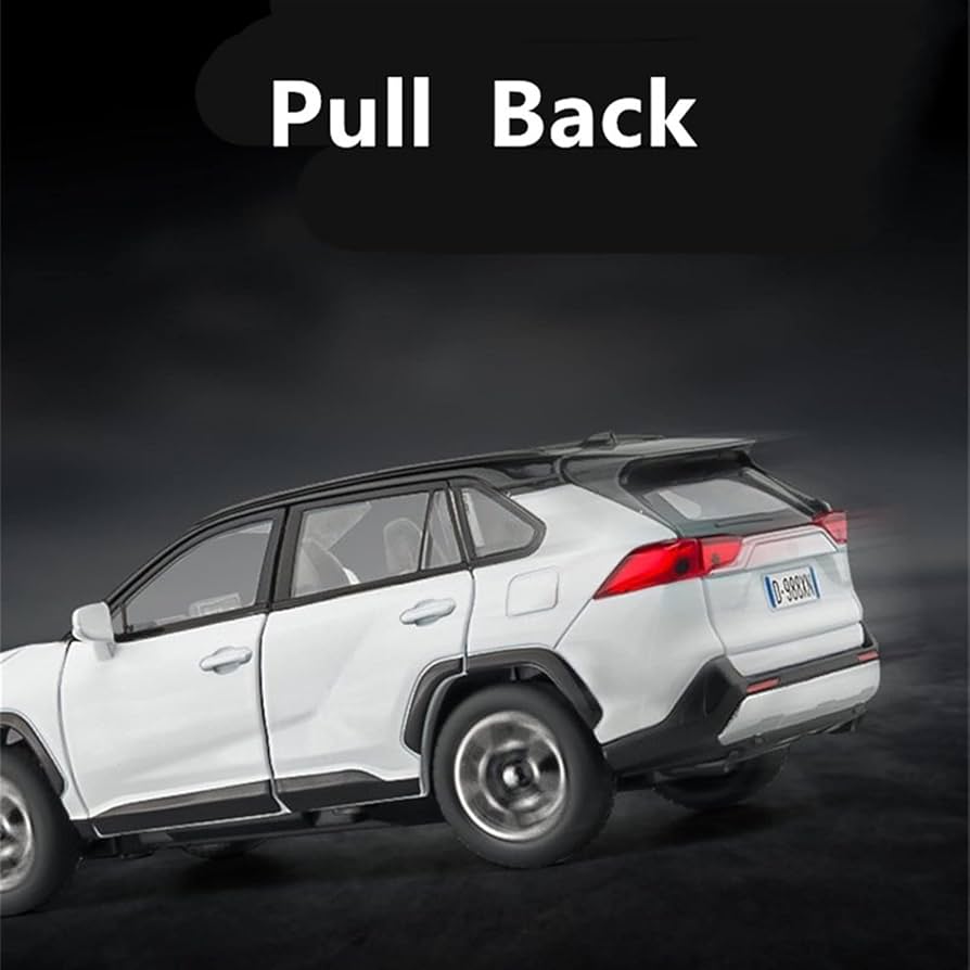 Amazon.co.jp: モデルカーのおもちゃ 1:32 トヨタ RAV4 SUV 合金